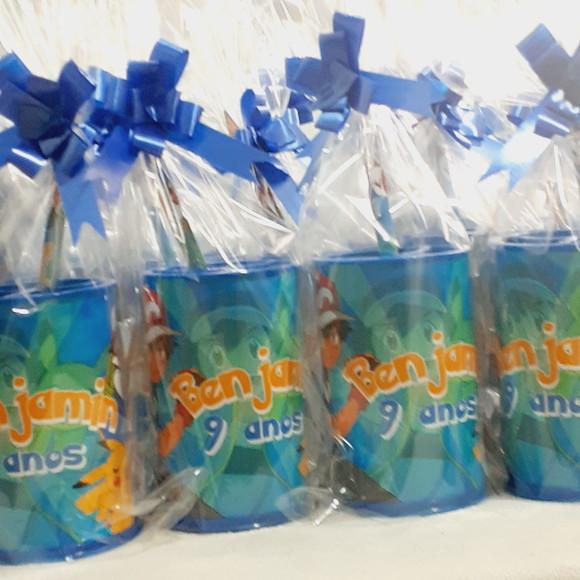 25 Kit Lembrancinhas Aniversário Pokemon