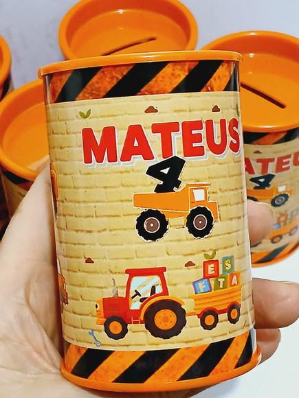 30 Cofrinhos Personalizado Trator/caminhões