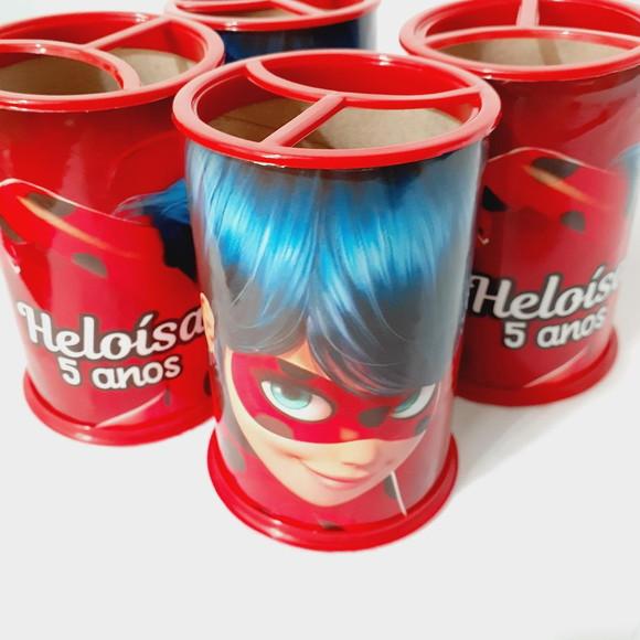 30 Porta Lápis Colorido Personalizado
