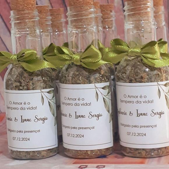 40 Garrafinhas Decorada - Lembrancinha Casamento 50gr