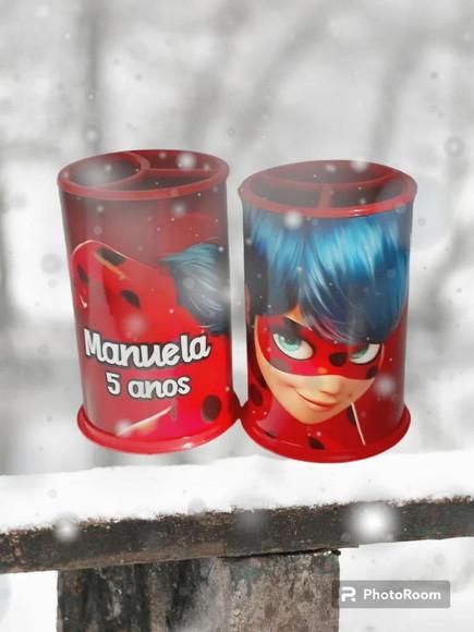 40 Porta Lápis Colorido Personalizado