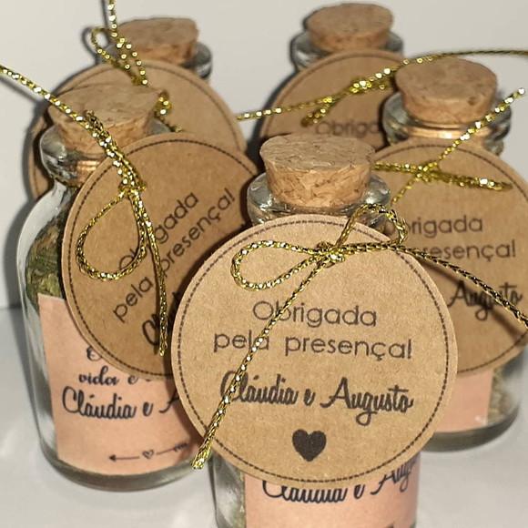 80 Garrafinhas para Tempero 60ml - Lembrancinhas Evento