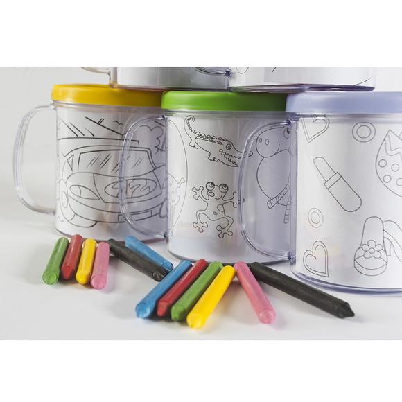 Caneca Divertida para Pintura Lembrancinhas Aniversário