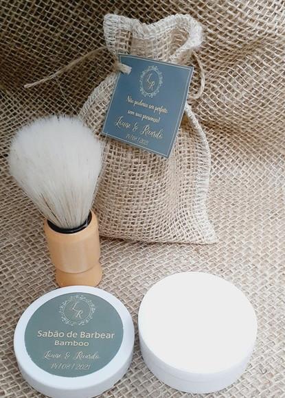 Kit Dia dos Pais Sabão de Barbear e Pincel