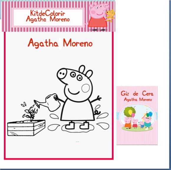 Kit de Colorir - Lembrancinhas de Aniversário
