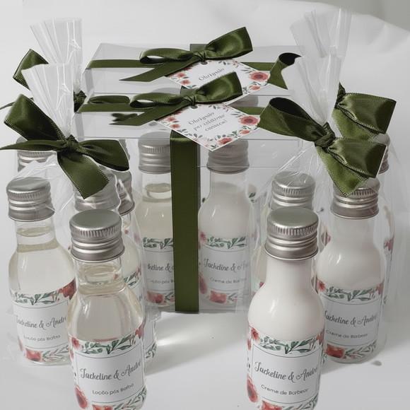 Kit Padrinhos Creme de Barbear + Loção Pós Barba