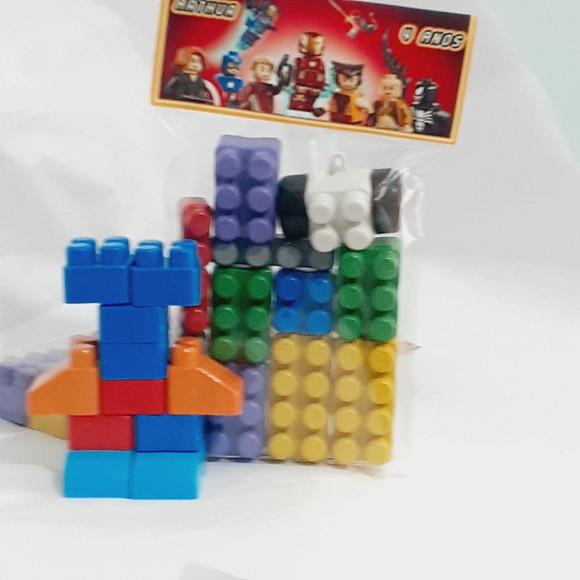 Kit Montar - Tipo Lego 15 Peças Tema Personalizado