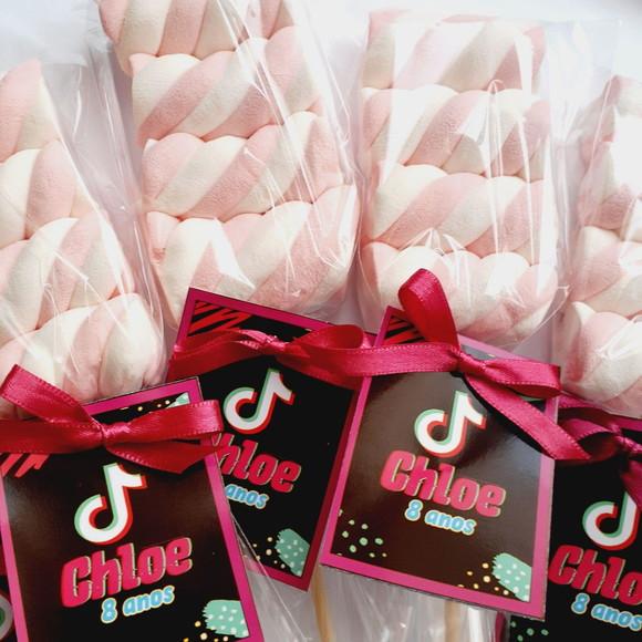 Pirulitos de Marshmallow Festa e Lembrancinhas