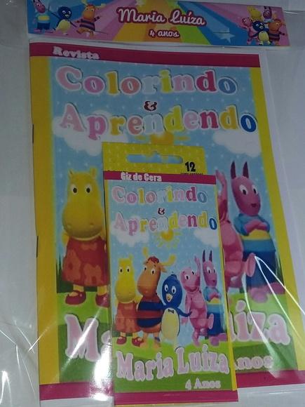 Revista de colorir Backyardigans