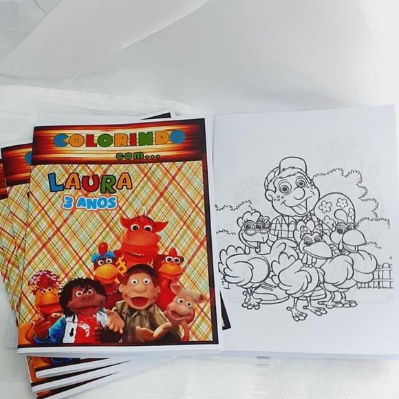 Revista de Colorir Pocoyo Personalizada