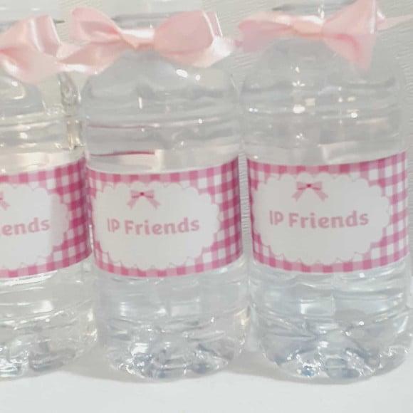 20 Garrafinhas de Agua com Rotulo Personalizado