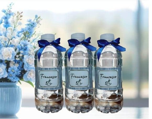 35 Garrafinhas de Agua com Rotulo Personalizado