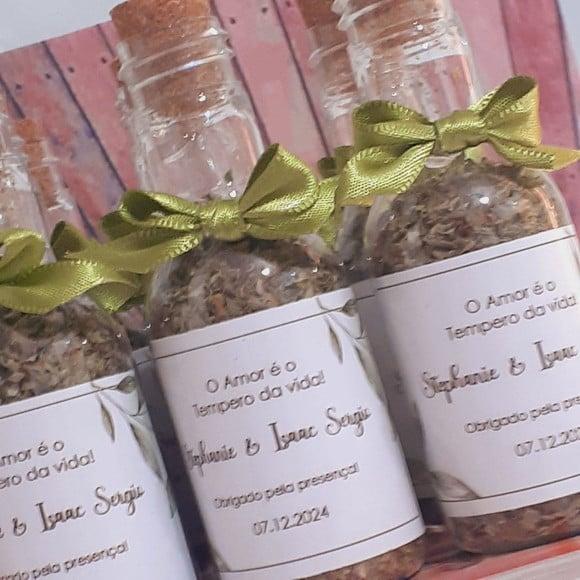 40 Garrafinhas Decorada - Lembrancinha Casamento 50gr