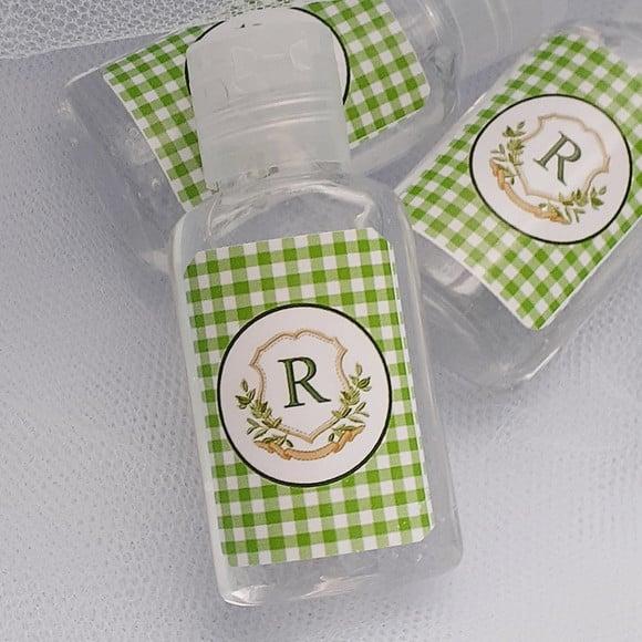 50 Garrafinhas de Água e 50 Álcool Gel Personalizado