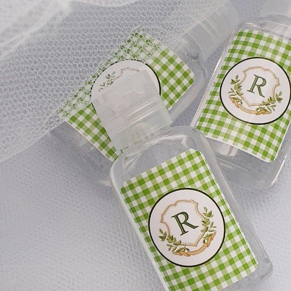 50 Garrafinhas de Água e 50 Álcool Gel Personalizado
