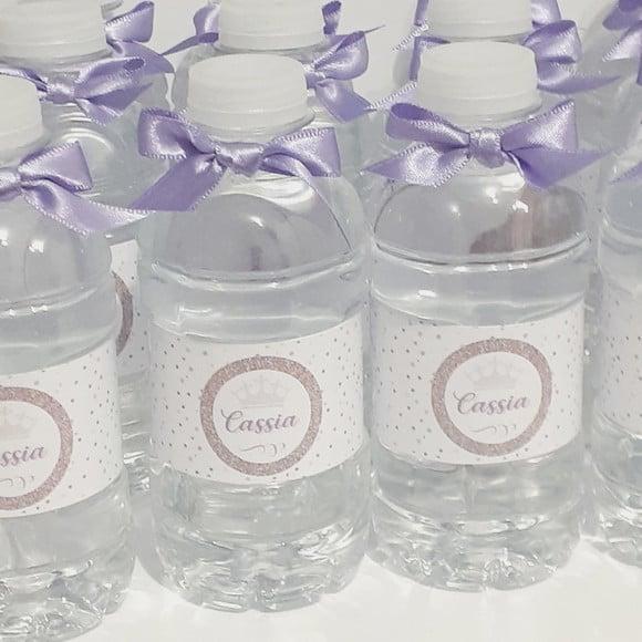 60 Garrafinhas de Água Mineral Personalizada
