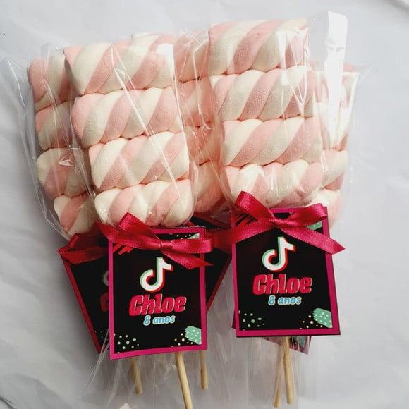 Pirulitos de Marshmallow Festa e Lembrancinhas