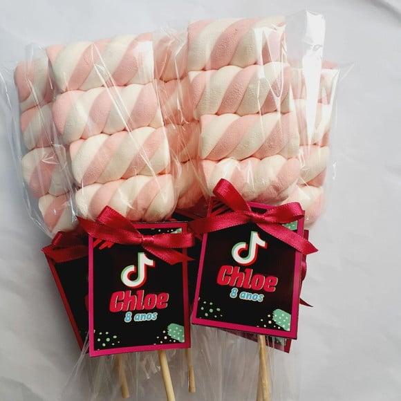 Pirulitos de Marshmallow Festa e Lembrancinhas