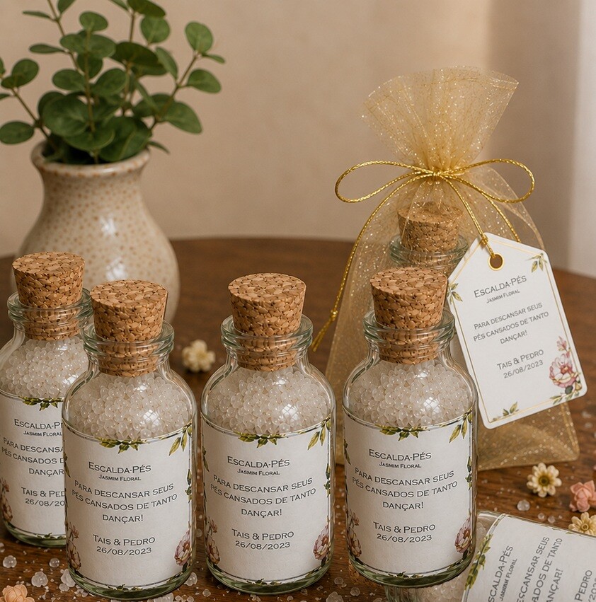 Sais de Banho - Lembrancinha casamento, bodas, 15 anos