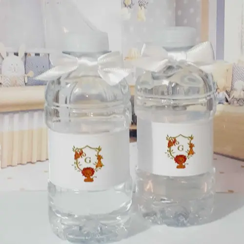 20 Garrafinhas de Agua com Rotulo Personalizado