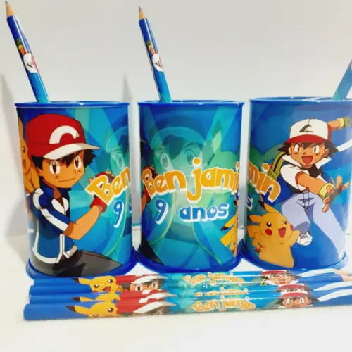25 Kit Lembrancinhas Aniversário Pokemon