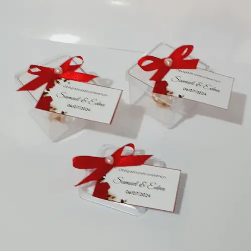 30 Caixinha com Par de Alianças Lembrancinhas Casamento
