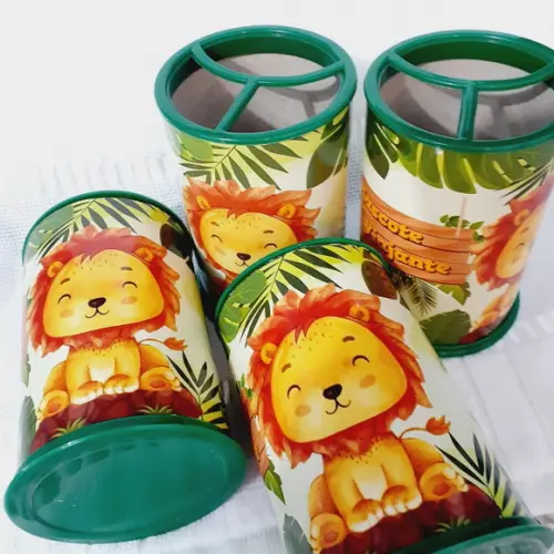 30 Porta Lápis Colorido Personalizado