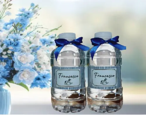 35 Garrafinhas de Agua com Rotulo Personalizado