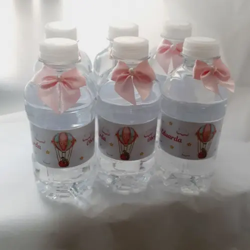 40 Garrafinhas Água 240ml Personalizada para Lembrancinhas