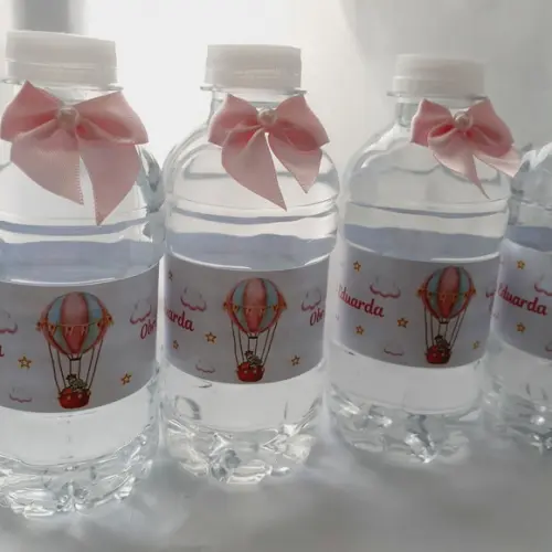 40 Garrafinhas Água 240ml Personalizada para Lembrancinhas