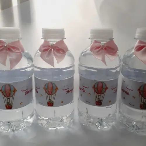 40 Garrafinhas Água 240ml Personalizada para Lembrancinhas