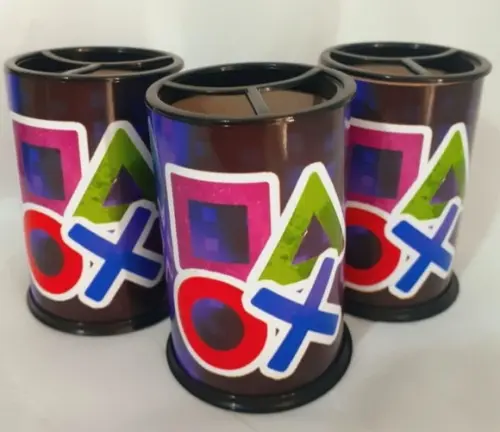 40 Porta Lápis Colorido Personalizado