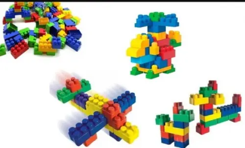 43 Kit Montar - Tipo Lego com Tema Personalizado 10 Peças