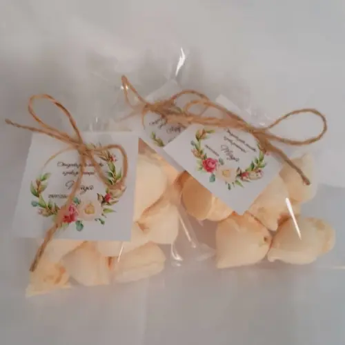 50 Mini Suspiros - Lembrancinhas para Casamento, Maternidade
