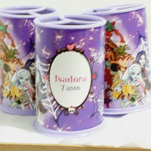 50 Porta Lápis Colorido Personalizado