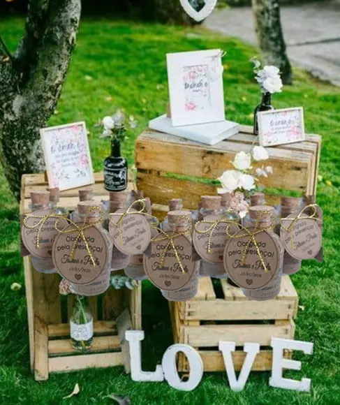 80 Garrafinha para Tempero - Lembrancinha Casamento