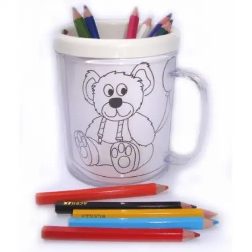 Caneca Divertida para Pintura Lembrancinhas Aniversário