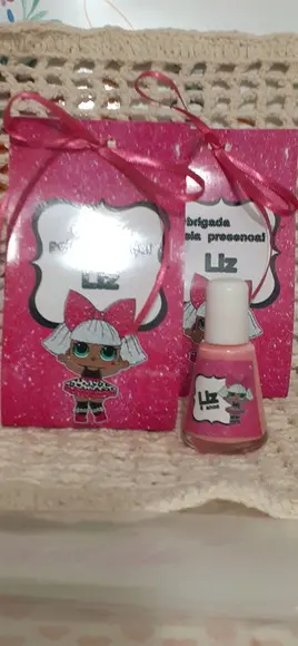 Esmalte Infantil Barbie Personalizado