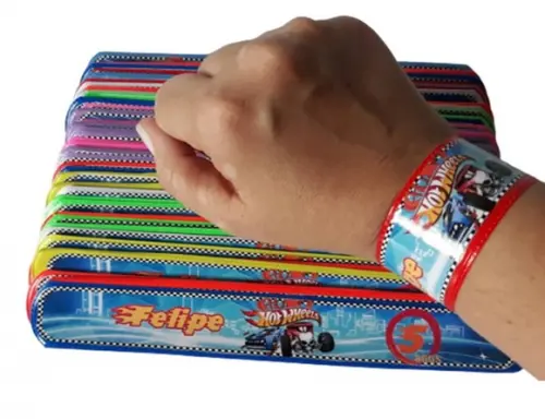 Kit Copo Sanfonado + Pulseira Bate Enrola Personalizados