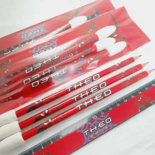Kit Escolar 3 Lapis com Ponteira Borracha + 1 Regua Avengers