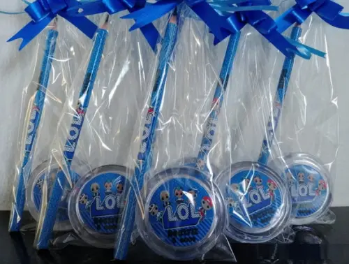 Kit Lembrancinha Ioio + Lápis Diversos Temas Personalizados