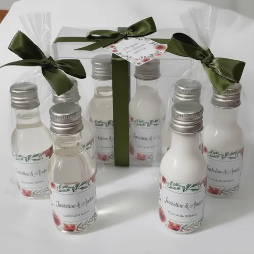 Kit Padrinhos Creme de Barbear + Loção Pós Barba