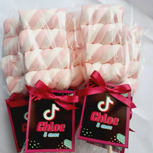 Pirulitos de Marshmallow Festa e Lembrancinhas