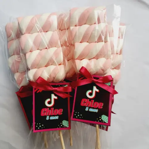 Pirulitos de Marshmallow Festa e Lembrancinhas