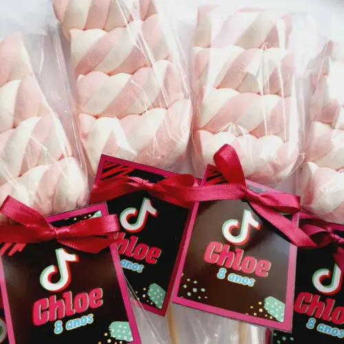 Pirulitos de Marshmallow Festa e Lembrancinhas