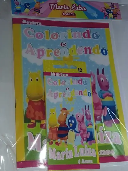 Revista de colorir Backyardigans
