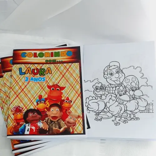 Revista de Colorir Pocoyo Personalizada
