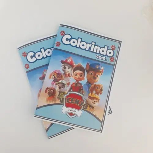 Revista de Colorir Personalizada Lembrancinhas Escolar