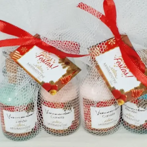 10 Kit Sais de Banho com 4 Fragrâncias Lembrancinhas
