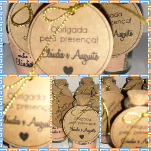 100 Garrafinhas com Tempero - Lembrancinha Casamento